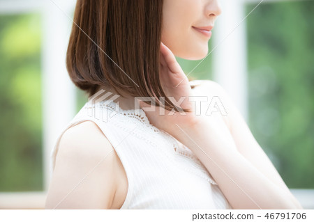 髮梢 女生 女孩 46791706