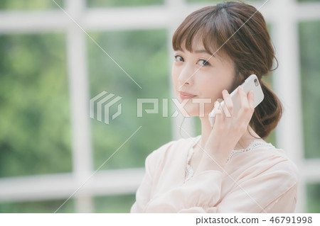 telephone call, female, lady 46791998