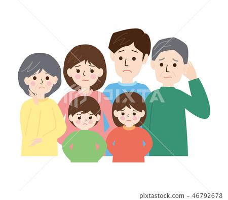 Person material-family (troubled face) Person material-family (troubled face) 46792678