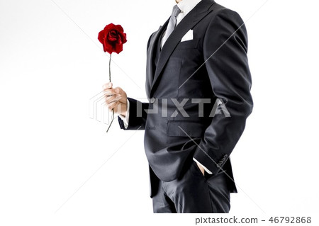 Male businessman in a three-sort suit 46792868