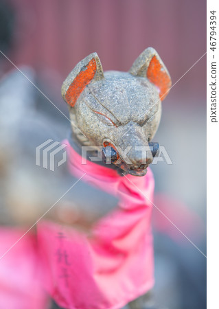A cape of Kasama Inari Shrine A cape of Kasama Inari Shrine 46794394