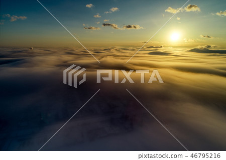 雲彩海的鳥瞰圖 46795216