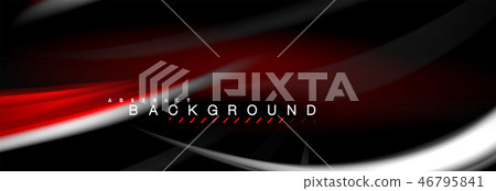 Blurred fluid colors background, abstract waves lines, mixing colours with light effects on light 46795841