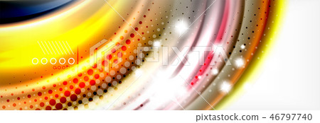 Smooth liquid blur wave background, color flow concept, illustration Smooth liquid blur wave background, color flow concept, illustration 46797740