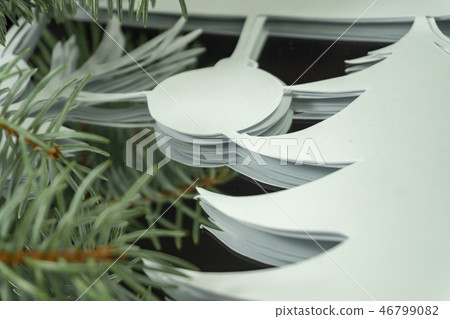 Preparing for Christmas decorations concept 46799082