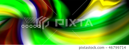 Fluid liquid wave pattern 46799714