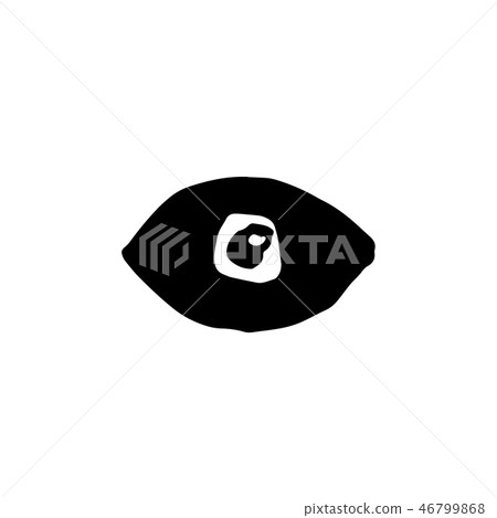Eye grunge icon. Vision vector illustration. Eye grunge icon. Vision vector illustration. 46799868