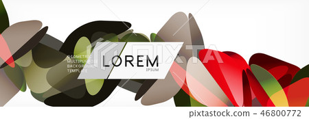 Triangle 3d polygonal art style. Future geometric design. Vector geometry futuristic illustration 46800772