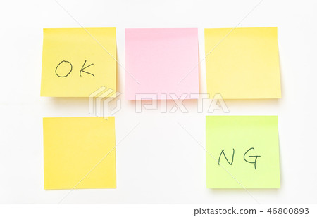 Sticky note OK Sticky note NG Paste 46800893