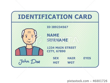 Identification Id Card