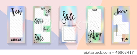 Editable story template. Sale. Editable story template. Sale. 46802417