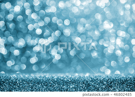 Blue abstract background with bokeh 46802485