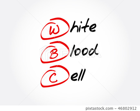 WBC - White Blood Cell acronym 46802912