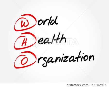 WHO - World Health Organization acronym 46802913