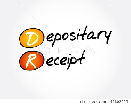 DR - Depositary Receipt acronym DR - Depositary Receipt acronym 46802955