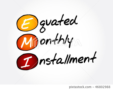 EMI - Equated Monthly Installment acronym 46802988
