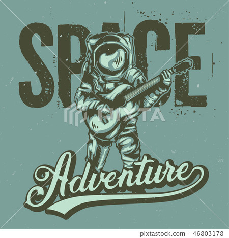 T-shirt or poster design 46803178