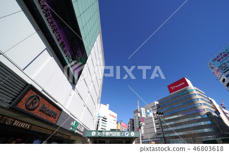 東京都市風景風景池袋駐地東部入口等看法。 東京都市風景風景池袋駐地東部入口等看法。 46803618