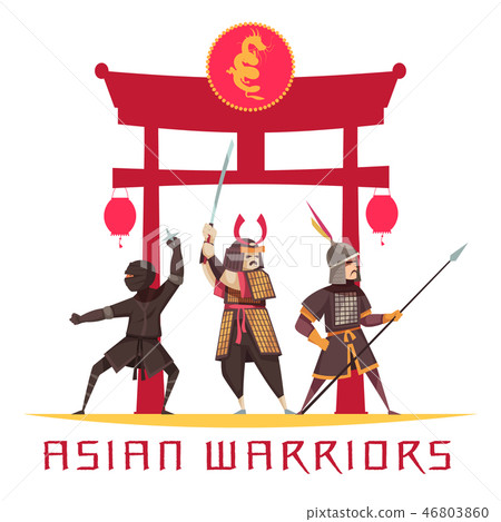 Asian Warriors Concept 46803860