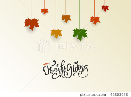Happy Thanksgiving Day celebrations greeting card - Stock Illustration ...