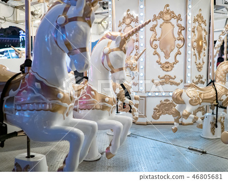 colorful carousel horse colorful carousel horse 46805681