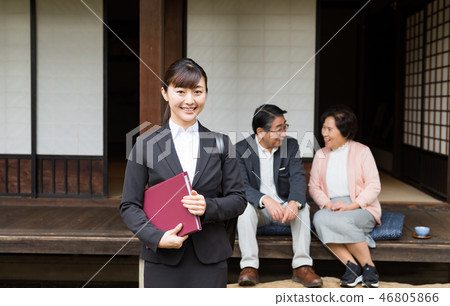 女商人，年長夫婦，銷售 46805866
