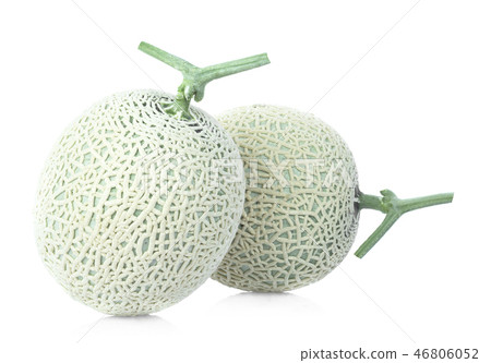 Two cantaloupe melon. Two cantaloupe melon. 46806052