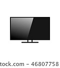 Vector TV illustration on a white background 46807758