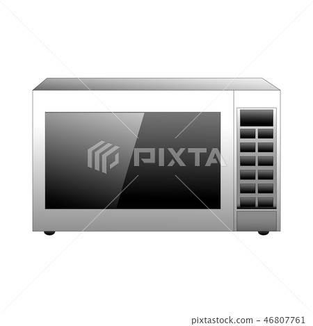 Vector microwave on a white background Vector microwave on a white background 46807761
