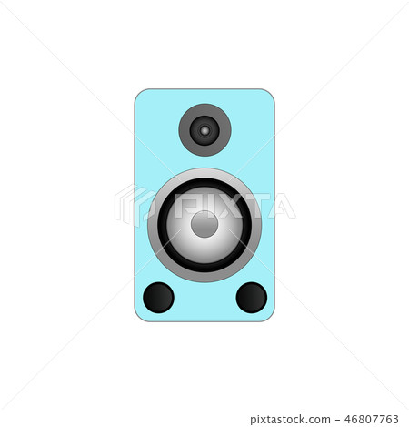 Vector speaker system on a white background Vector speaker system on a white background 46807763
