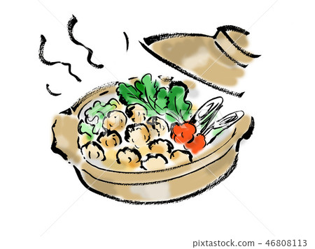 Chicken dumpling pot Chicken dumpling pot 46808113