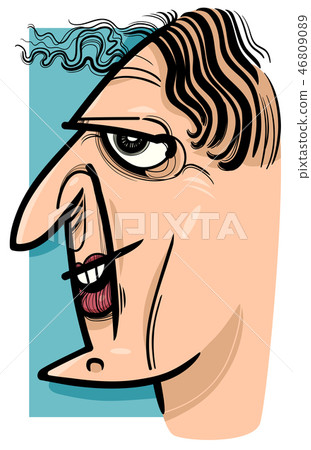 funny woman cartoon sketch illustration funny woman cartoon sketch illustration 46809089