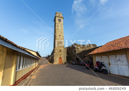 Clock Tower in Galle Fort, Sri Lanka Clock Tower in Galle Fort, Sri Lanka 46809249