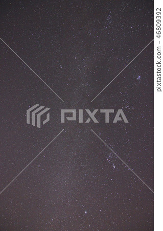 Winter Diamond and Milky Way 46809392