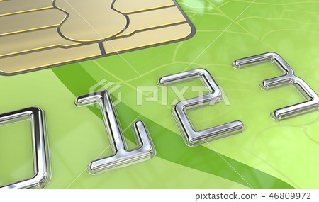 Green Credit Card. Green Credit Card. 46809972
