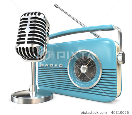 Microphone and Radio. 46810036