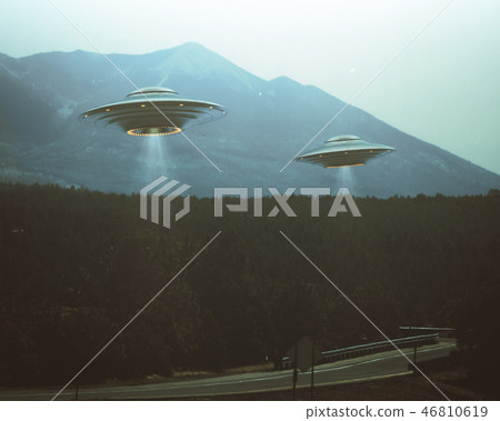 UFO Vintage Retro Antique 46810619