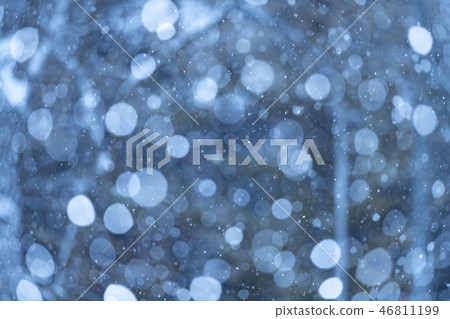 下雪的冬天場面 下雪的冬天場面 46811199