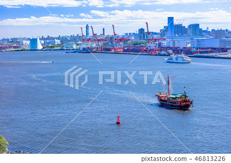 View from Tokyo Rainbow Bridge View from Tokyo Rainbow Bridge 46813226