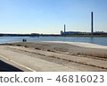 Arakawa downstream scenery Emergency landing site waterfront 46816023