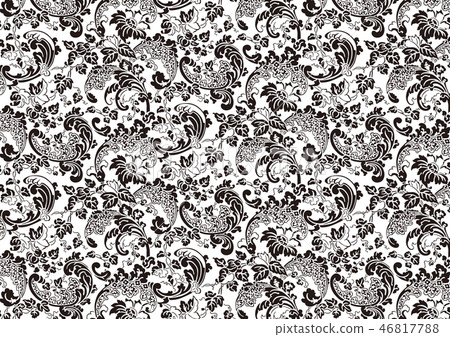 華麗的錦緞圖案 華麗的錦緞圖案 46817788