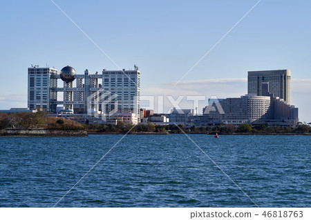 都市風景東京灣Odaiba Rinkai子中心 都市風景東京灣Odaiba Rinkai子中心 46818763