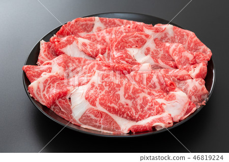 For domestic beef shoulder loin sukiyaki For domestic beef shoulder loin sukiyaki 46819224