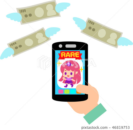 為智能手機遊戲角色充電 46819753