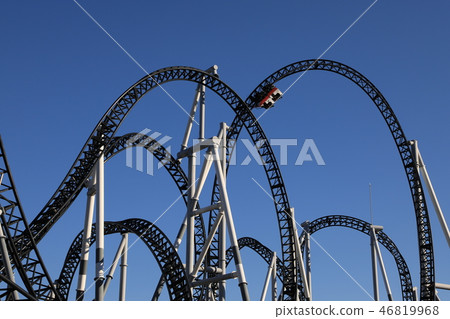 Roller coaster high-flying vehicle Fujikyu Highland 46819968