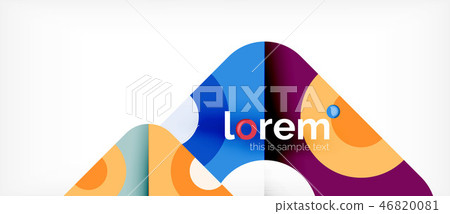 Abstract round elements composition background, organic design Abstract round elements composition background, organic design 46820081