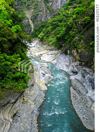 The gorge in the mountains,  The gorge in the mountains,  46820577