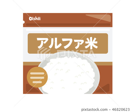 阿爾法米飯例證 46820623