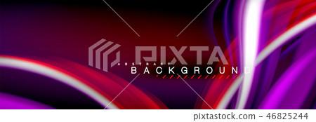 Blurred fluid colors background, abstract waves lines, mixing colours with light effects on light Blurred fluid colors background, abstract waves lines, mixing colours with light effects on light 46825244