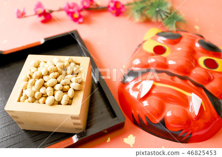 Beanscaping image of setsubun Beanscaping image of setsubun 46825453